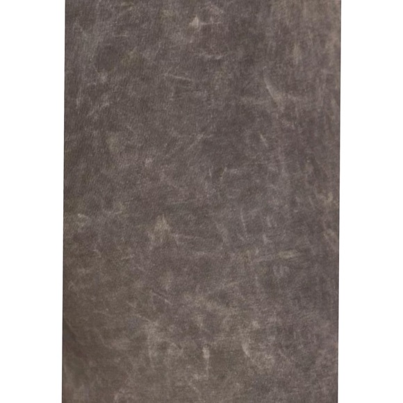 Taupe Gray Boho Mineral Wash Flared Stretch Pants - Picture 5 of 6